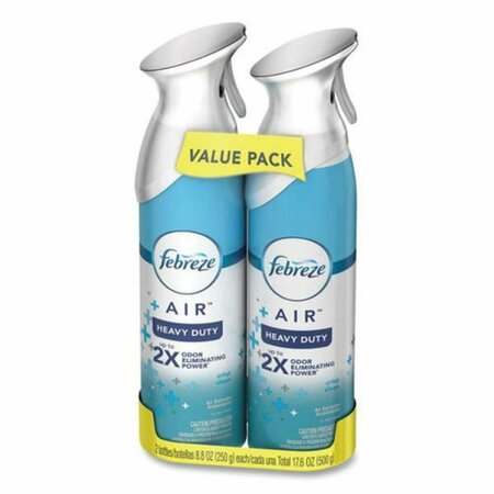 QUALITYCARE Air Freshner - Crisp Clean - 8.8 oz Aerosol Spray, 2PK QU3748152